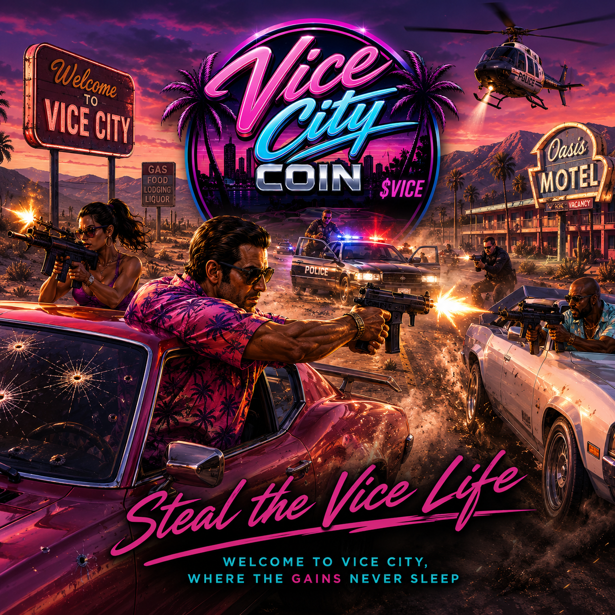 Vice City Coin scene